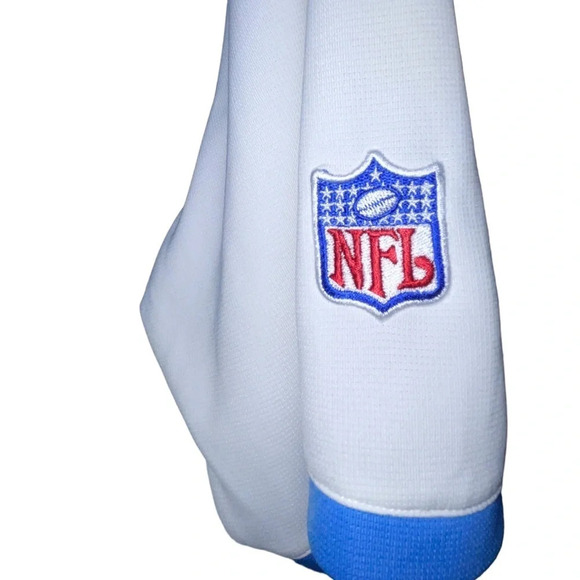 Tennessee Titans Polo NFL Men Large Blue White Short Sleeve Embroidered Reebok - Picture 4 of 7